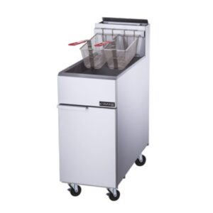 Natural Gas Fryer with 4 Tube Burners